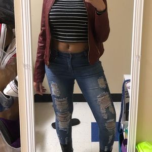 Fashion nova ripped jeans